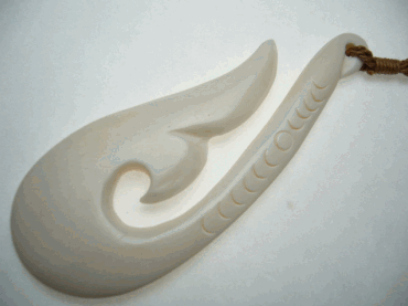 Whale Tail Hook pendant