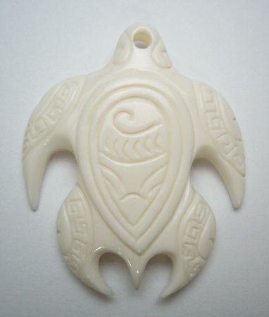 Tribal Turtle Pendant