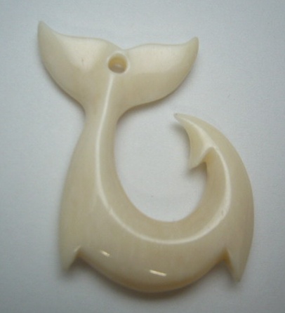 Whale Tail Hook Pendant
