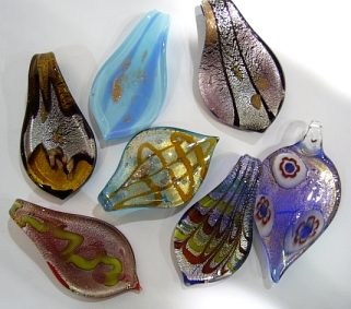Teardrop Lava Glass Jewelry