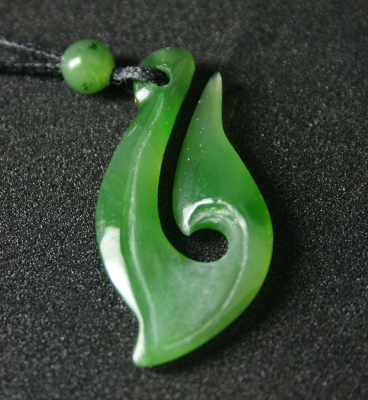 Hook Jade Pendant